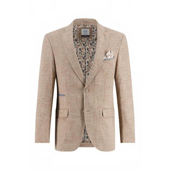NEW A FISH NAMED FRED men's structured blazer in sand